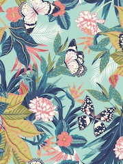 Hoopla Walls Aqua Rouge Paradise A4 Wallpaper Sample - Image 1 of 1