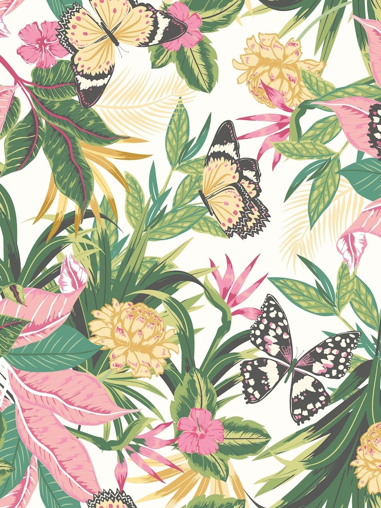 Hoopla Walls Flamingo Paradise A4 Wallpaper Sample - Image 1 of 1