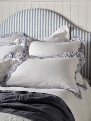Secret Linen Store White Elsie Cotton Linen Pillowcase - Image 1 of 4