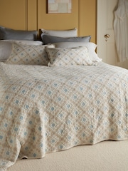 Secret Linen Store Pippa Patchwork 100% Cotton Quilted Throw - Bild 3 von 4