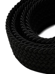 JACK & JONES Black Woven Belt - Image 2 of 5