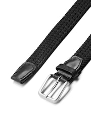 JACK & JONES Black Woven Belt - Image 5 of 5