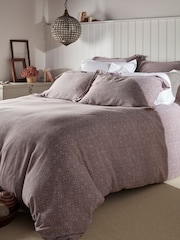 Secret Linen Store Pink Jasmine Floral Jacquard 100% Cotton Duvet Cover - Image 2 of 5