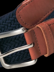 JACK & JONES Blue Woven Belt - Image 5 of 6
