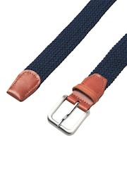 JACK & JONES Blue Woven Belt - Image 6 of 6