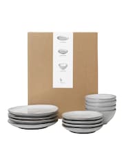 Broste Copenhagen Set of 4 Sand Nordic Dinnerware - Image 1 of 1