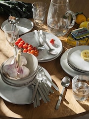 Broste Copenhagen Set of 4 Sand Nordic Dinnerware - Image 3 of 4