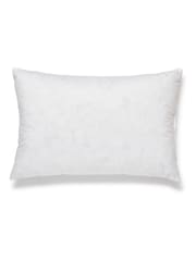 Oka White Square Duck Feather-Filled Cushion Pad 60 X 35cm - Image 1 of 1