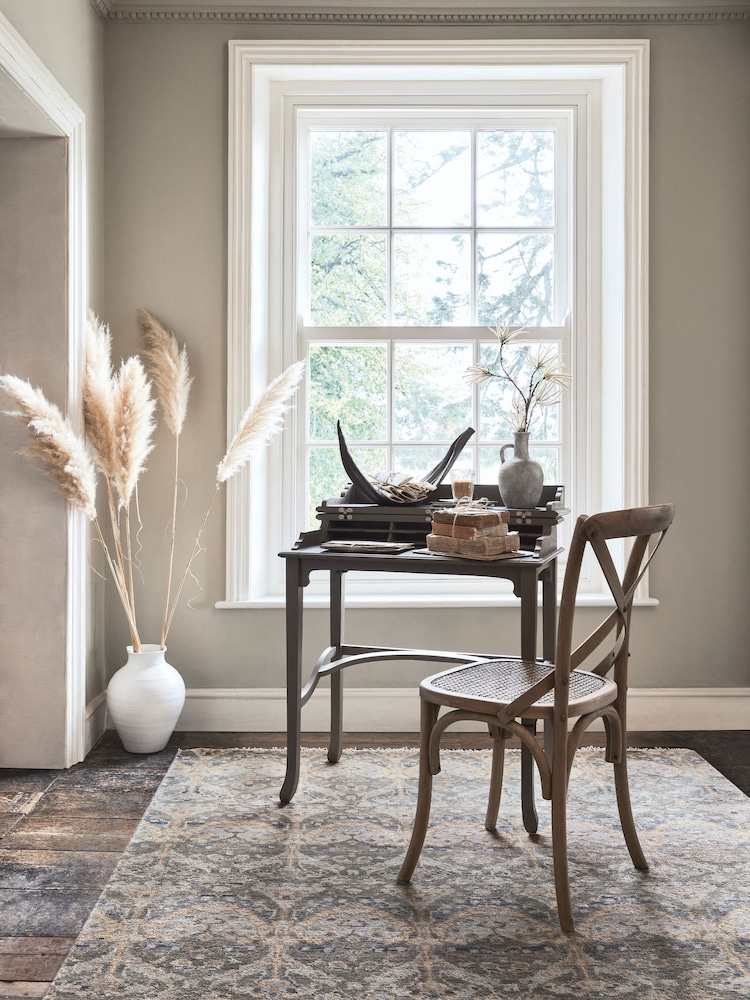 Oka Weathered Oak Camargue Solid Dining Chair - Image 1 of 1 Oka Weathered Oak Camargue Solid Dining Chair - Image 1 of 1