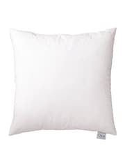 Oka White Square Duck Feather-Filled Cushion Pad 51 X 51cm - Image 1 of 1