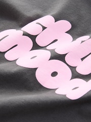 Grey Oversized Graphic Print T-Shirt (3-16yrs) - Image 3 of 4