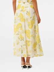 Forever New Yellow Laia Midi Skirt - Image 2 of 5