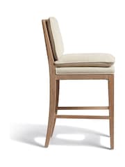 Oka Natural Vasa Linen Bar Stool - Image 3 of 4
