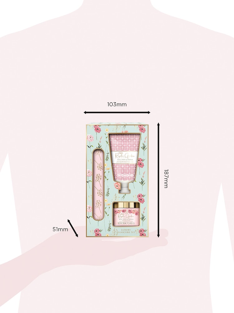 Baylis & Harding Royale Garden Rose, Poppy Vanilla Luxury Manicure Gift Set - Image 5 of 5