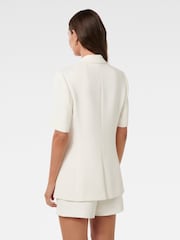 Forever New White Azura Short Sleeves Jacket - Image 2 of 5