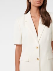 Forever New White Azura Short Sleeves Jacket - Image 3 of 5