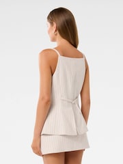 Forever New Cream Ronnie High Neck Waistcoat - Image 2 of 5