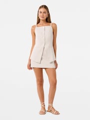 Forever New Cream Ronnie High Neck Waistcoat - Image 5 of 5