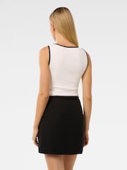 Forever New White Brookie Bow Front Tank Top - Image 2 of 5