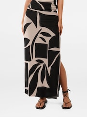 Forever New Black Mia Mesh Maxi Skirt - Image 1 of 5