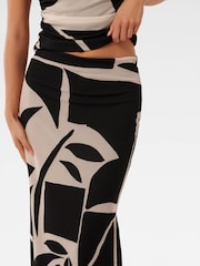 Forever New Black Mia Mesh Maxi Skirt - Image 3 of 5