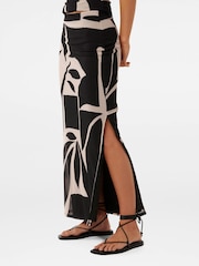 Forever New Black Mia Mesh Maxi Skirt - Image 4 of 5