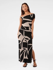 Forever New Black Mia Mesh Maxi Skirt - Image 5 of 5
