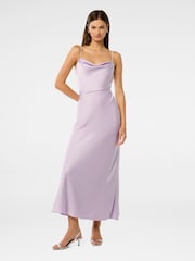 Forever New Purple Mia Satin Maxi Dress - Image 1 of 5