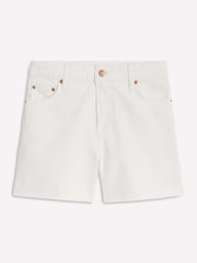 Boden White 100% Cotton Cut Off Denim Shorts - Image 1 of 1