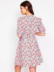 Boden Pink Ada Double Cloth Short 100% Cotton Dress - Image 3 of 5