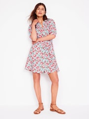 Boden Pink Ada Double Cloth Short 100% Cotton Dress - Image 4 of 5