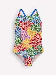 Multi Rainbow Leopard - Boden Selena Rainbow Strap Swimsuit - صورة 2 من 4