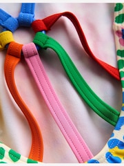 Multi Rainbow Leopard - Boden Selena Rainbow Strap Swimsuit - صورة 3 من 4