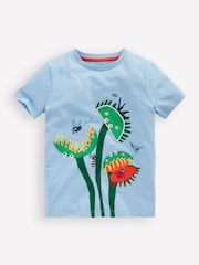Boden Blue Lift-The-Flap 100% Cotton T-Shirt - Image 1 of 3