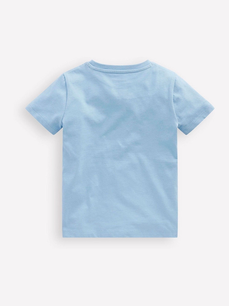 Boden Blue Lift-The-Flap 100% Cotton T-Shirt - Image 3 of 3 Boden Blue Lift-The-Flap 100% Cotton T-Shirt - Image 3 of 3