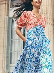 Boden Blue Rosie Godet Tea Dress - Image 1 of 5