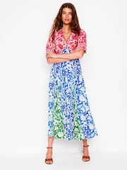 Boden Blue Rosie Godet Tea Dress - Image 5 of 5