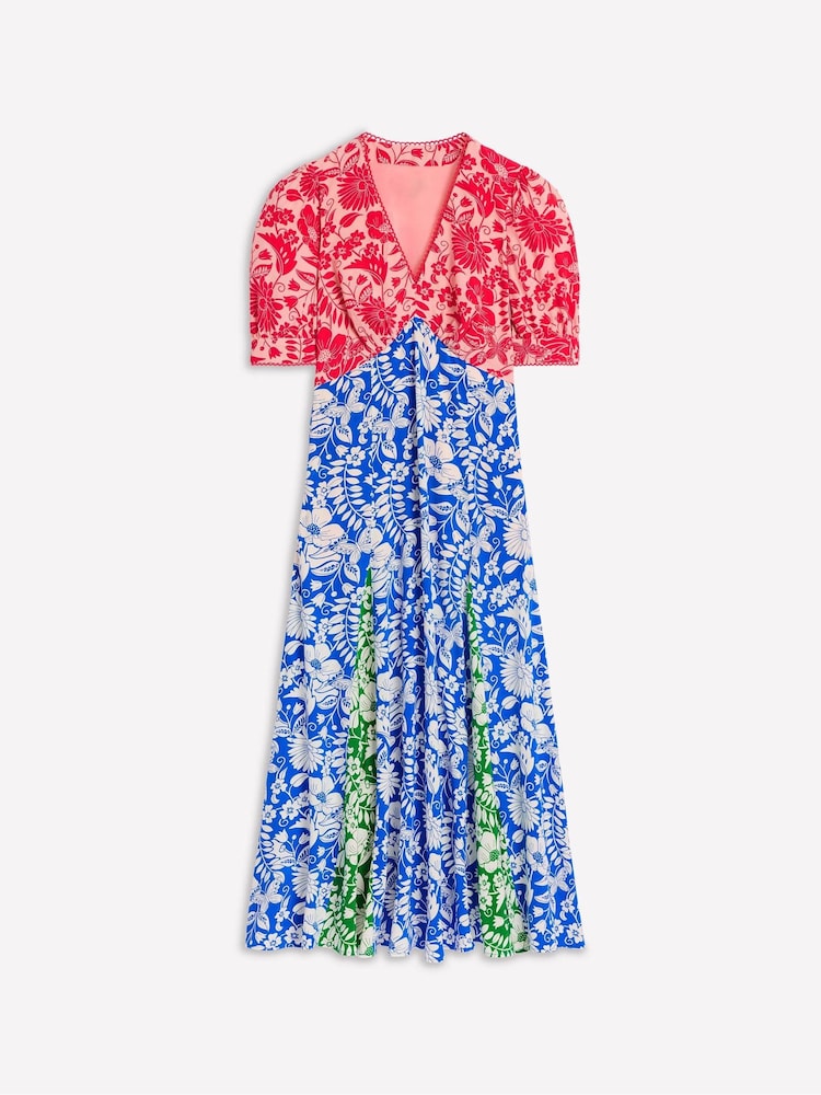 Boden Blue Rosie Godet Tea Dress - Image 6 of 6 Boden Blue Rosie Godet Tea Dress - Image 6 of 6