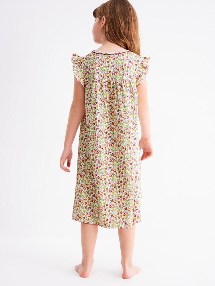 Boden Cream Short Sleeve Nightie - Image 2 of 6 Boden Cream Short Sleeve Nightie - Image 2 of 6