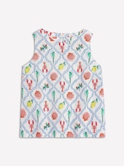 Boden Cream 100% Linen Shell Top - Image 2 of 5