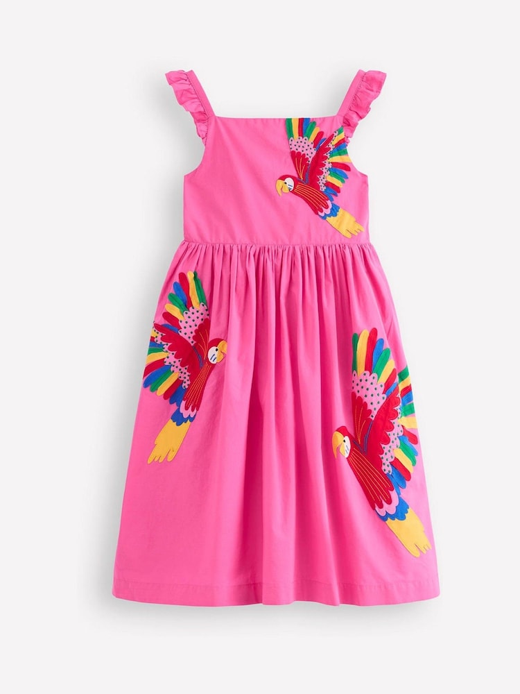 Boden Pink Annalisa Appliqué 100% Cotton Sundress - Image 2 of 4