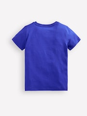 Boden Blue 100% Cotton Appliqué T-Shirt - Image 3 of 3