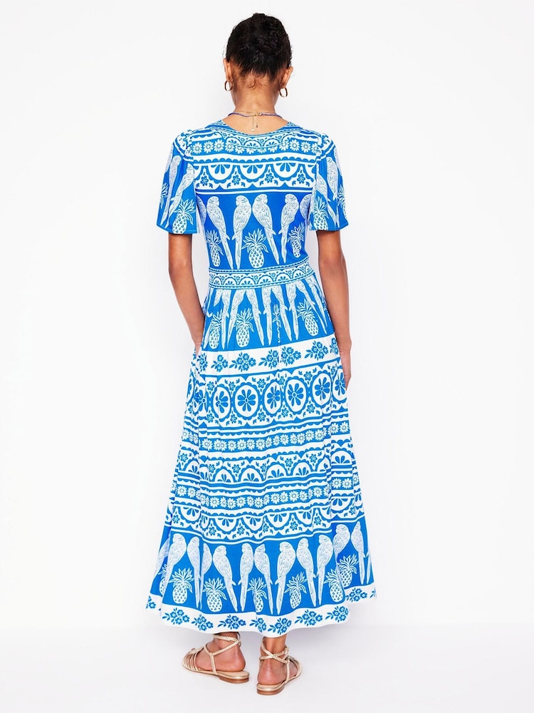 ellie flutter maxi tea dress BODEN Ellie Flutter Maxi Tea Dress