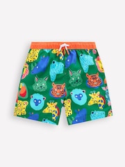 Boden Green Swim Shorts - Image 2 of 4