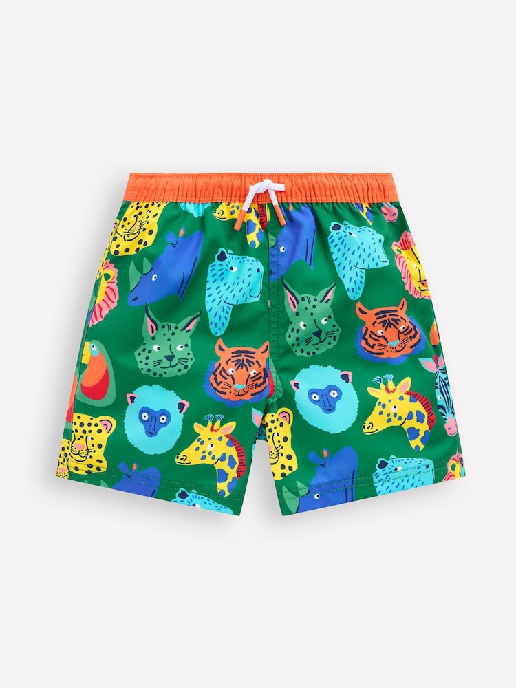 Boden Green Swim Shorts - Image 2 of 4