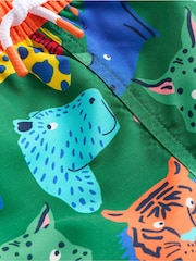 Boden Green Swim Shorts - Image 4 of 4