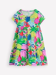 Boden Multi 100% Cotton Ariel Twirly Jersey Dress - Image 1 of 3