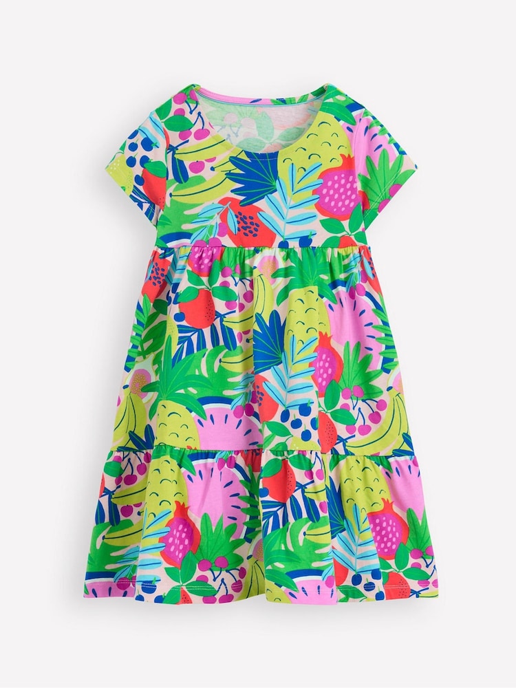 Boden Multi 100% Cotton Ariel Twirly Jersey Dress - Image 1 of 3