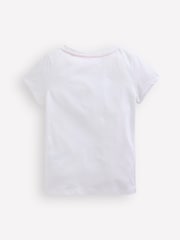 Boden White Bay Boucle 100% Cotton T-Shirt - Image 3 of 4