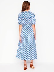 Boden Blue Sofia Trim Jersey Midi Dress - Image 5 of 5
